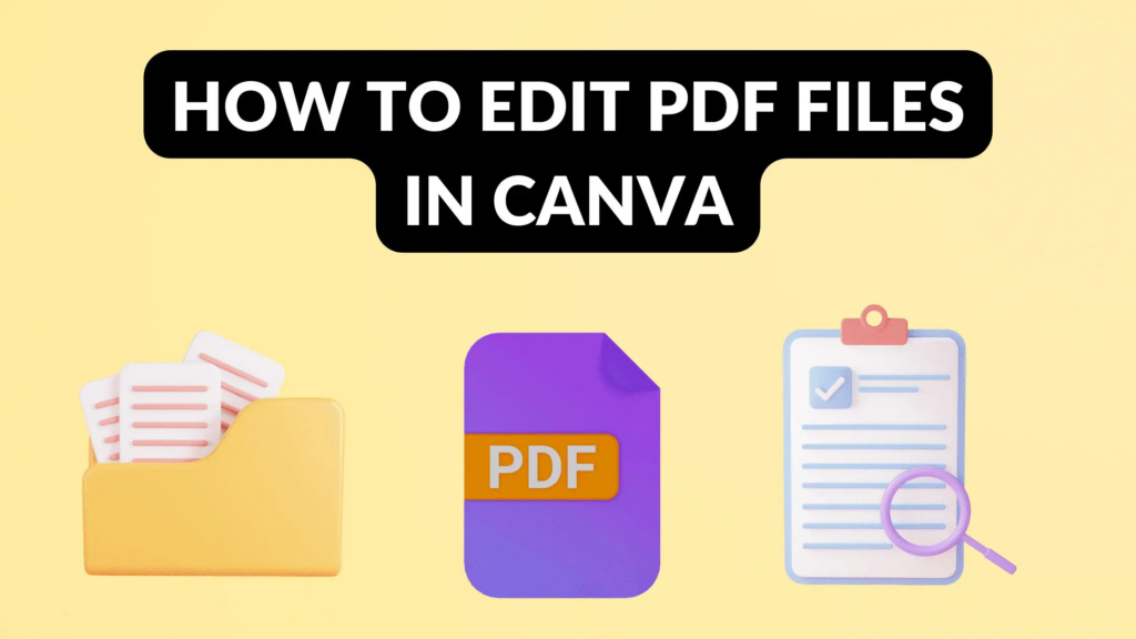 How To Edit A PDF File In Canva